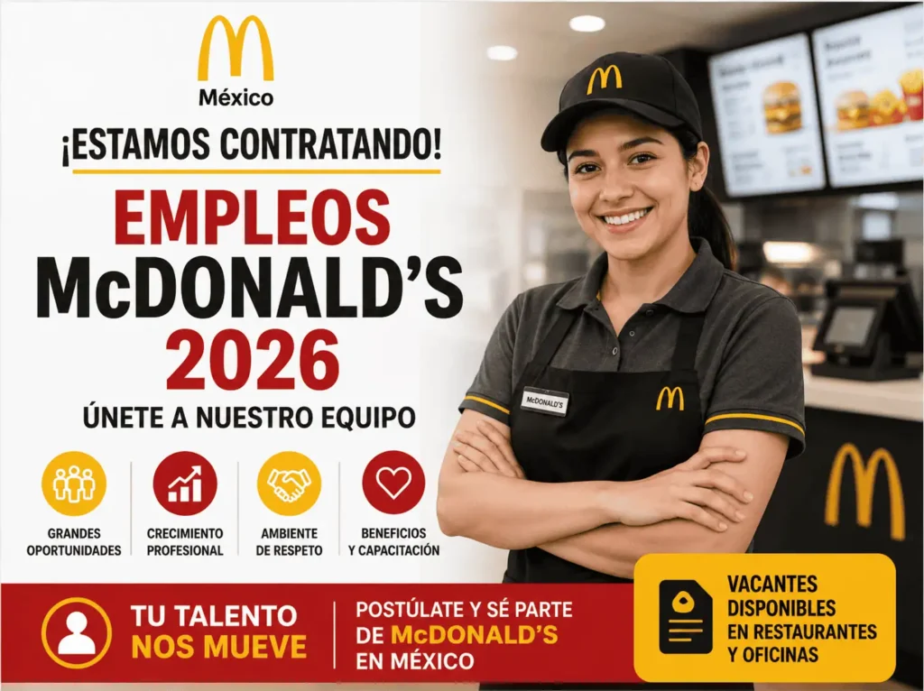 Empleos McDonald’s 2026: Descubre Cómo Formar Parte de una de las Empresas Más Reconocidas del Mundo